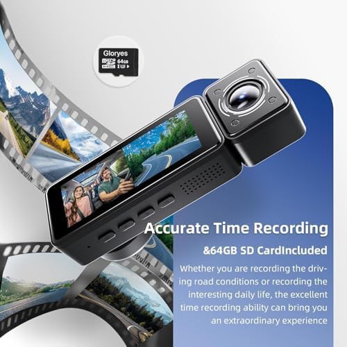 Three channel dash cam with large IPS screen — photo 3