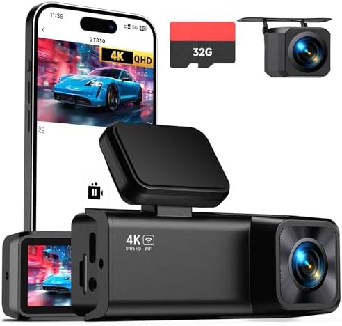 Ultra HD 4K dual camera with WiFi