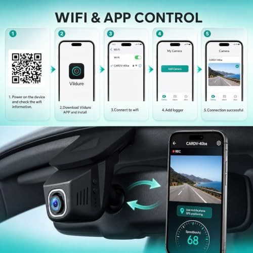 Mini hidden 4K dash cam with WiFi — photo 3