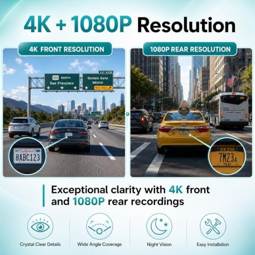 Mini hidden 4K dash cam with WiFi — photo 4