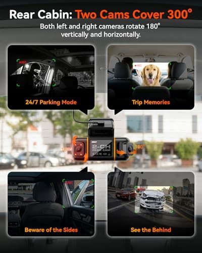 IIWEY N9 5 Channel Dash Cam With 128GB Card — photo 5