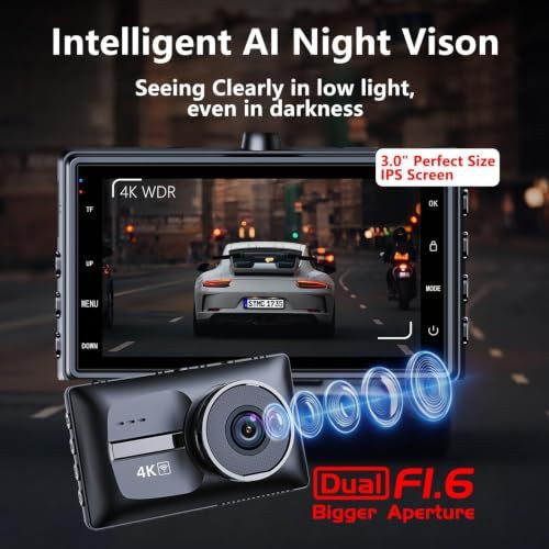 4K dash cam with Starvis sensor — photo 4