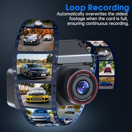 Black front and rear dash cam with gps — photo 5