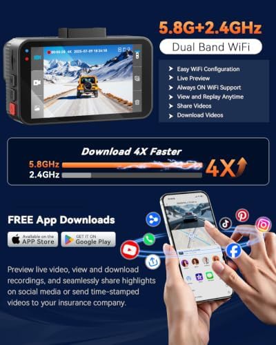 Dual 4K dash cam with starlight vision — photo 5