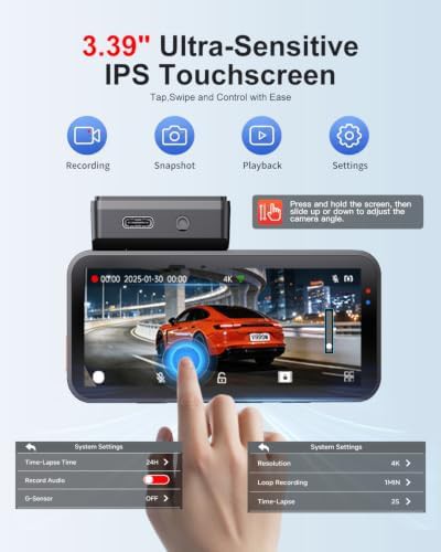 Dual channel 4K camera for taxi drivers — photo 4