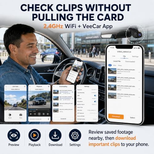 Front and cabin dual camera for rideshare — photo 5