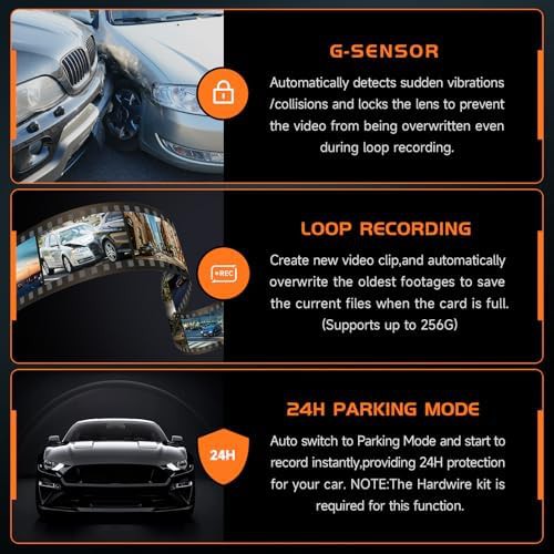 High resolution dash cam with IPS screen — photo 4