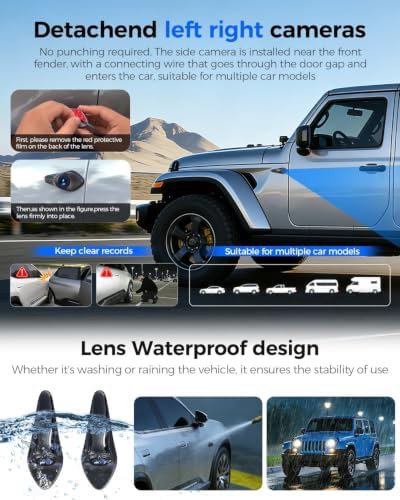 Mirror dash cam with four channels — photo 5