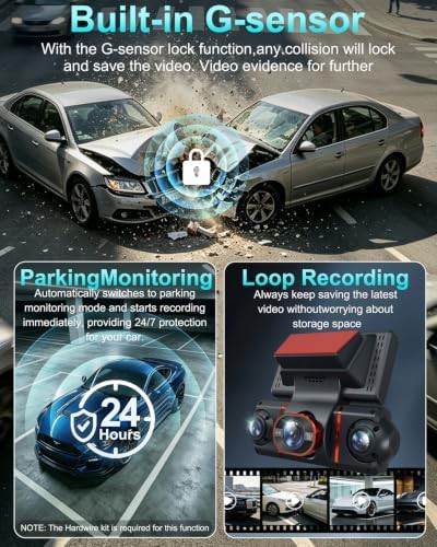 Four channel 360 degree 4K dash camera — photo 4