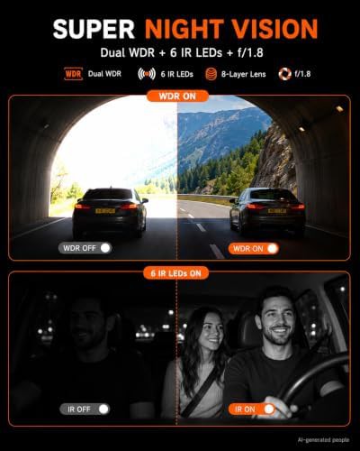 Front and inside 4k dashcam — photo 4