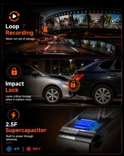 Front and inside 4k dashcam — photo 5