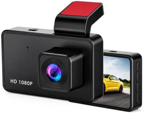 Wide angle 1080p camera with three inch screen